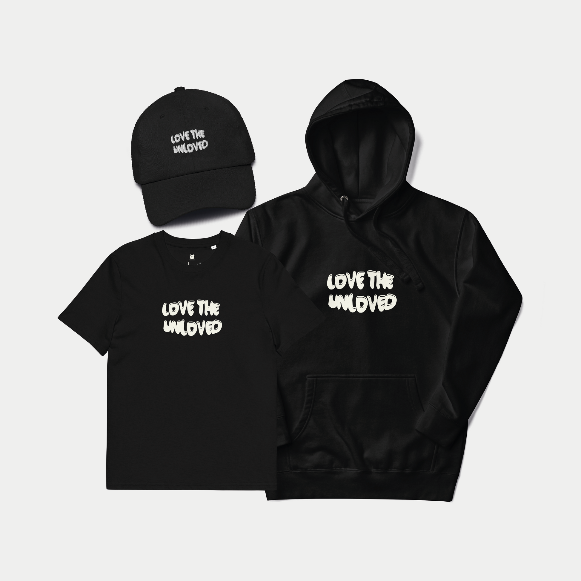 LOVE THE UNLOVED | Pack Totem T-shirt + Casquette + Hoodie