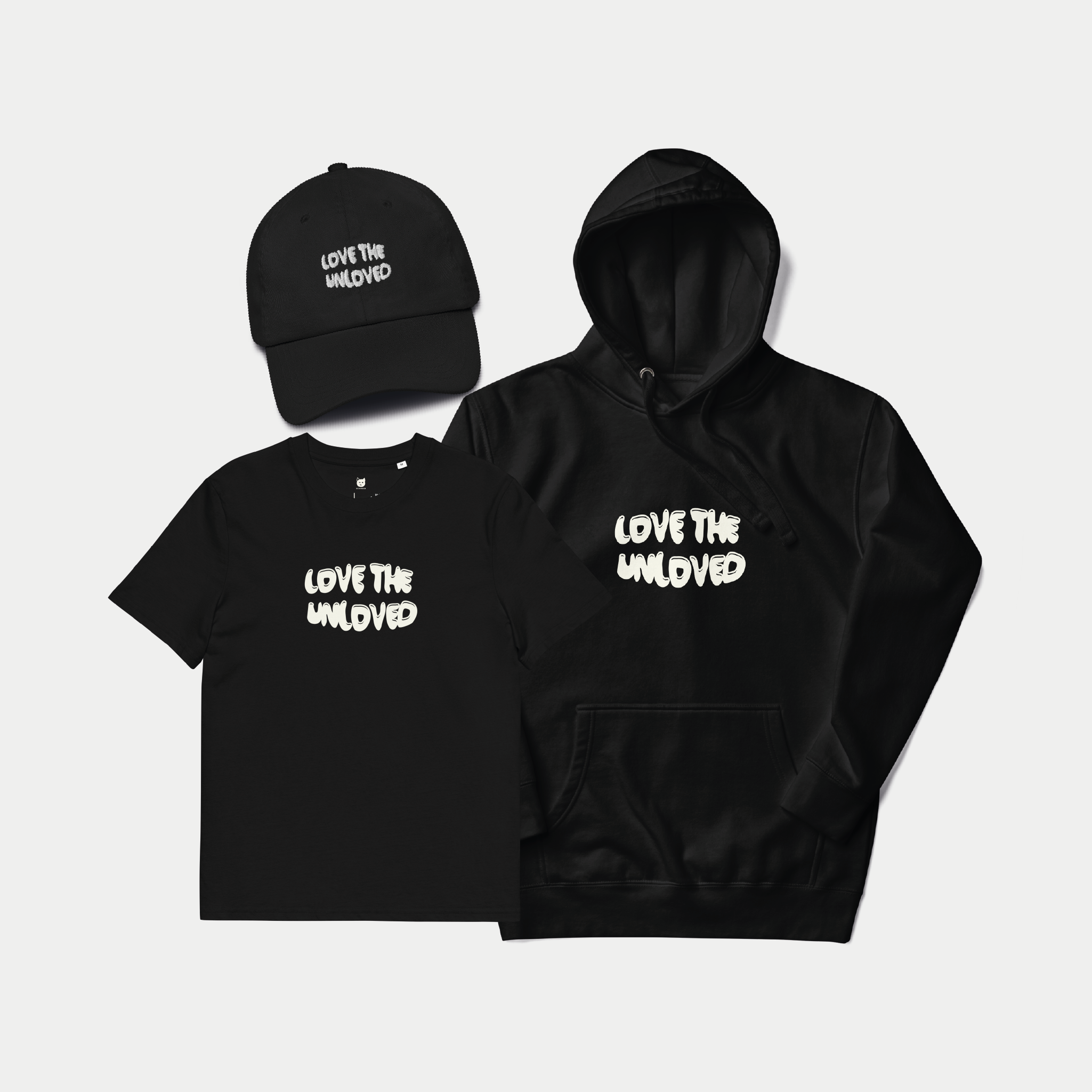 LOVE THE UNLOVED | Pack Totem T-shirt + Casquette + Hoodie