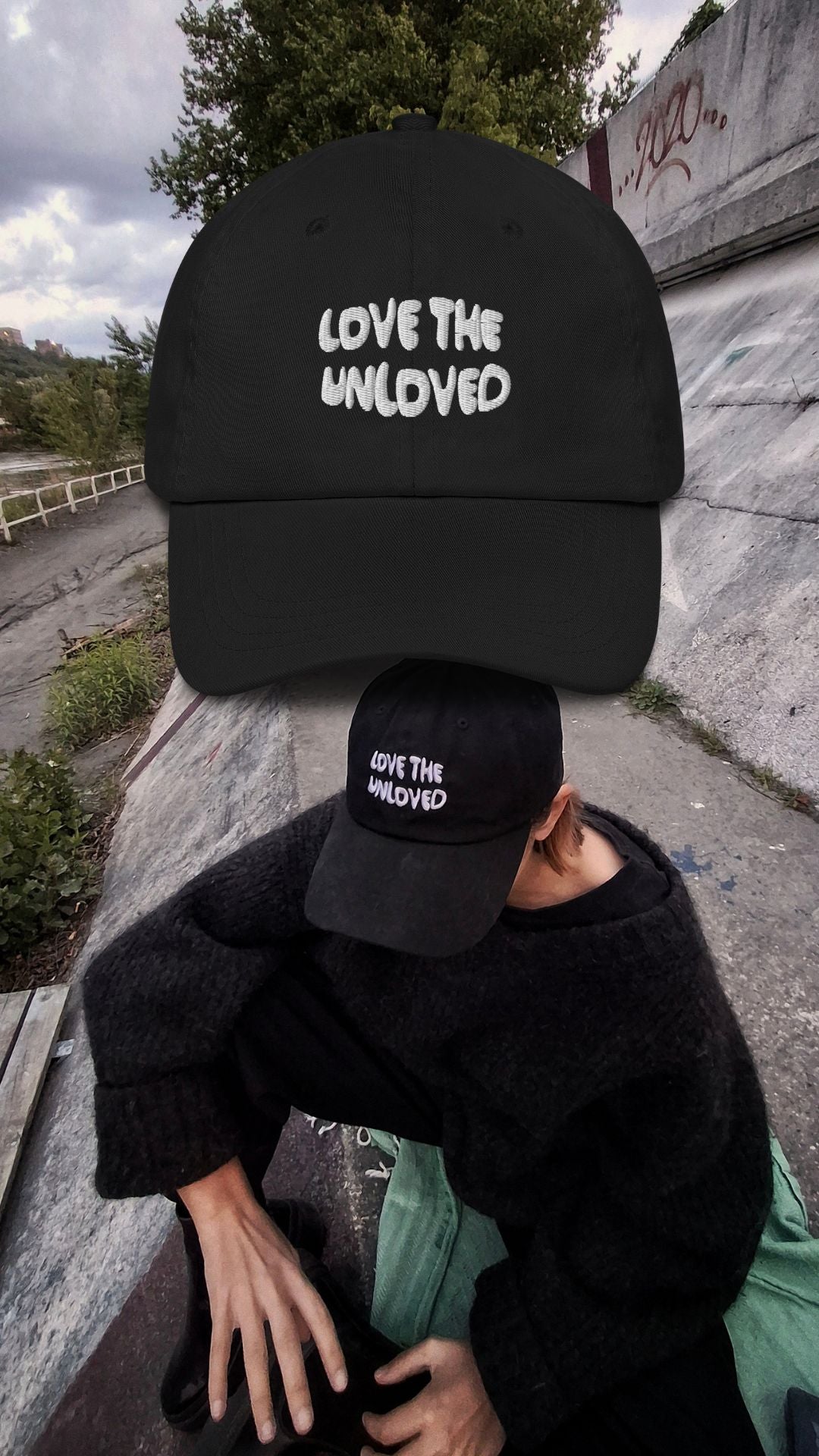 Casquette brodée LOVE THE UNLOVED